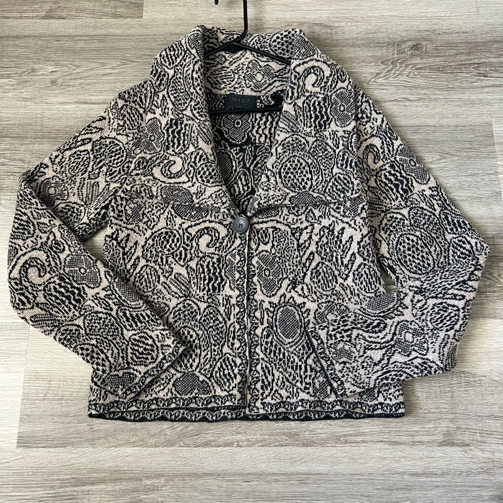 MARV Italy wool sweater cardigan medium